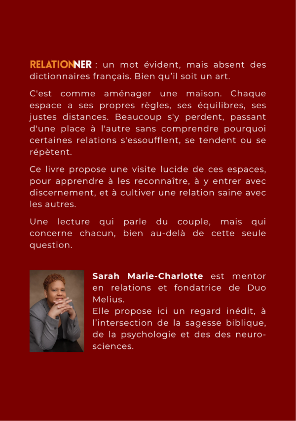 L'art de relationner, le livre