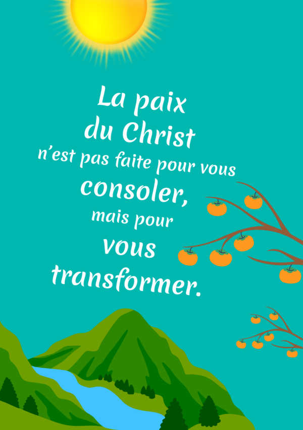 Une paix qui transforme, le PDF