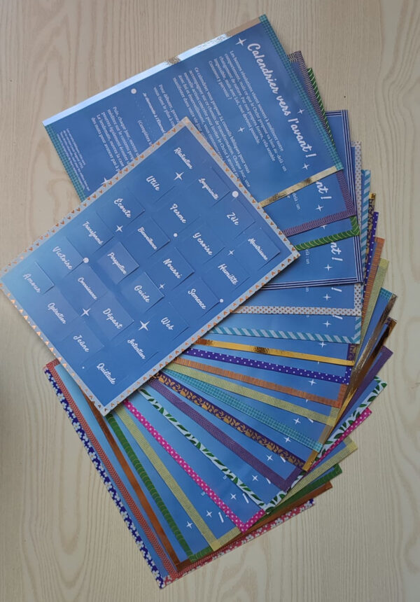 Calendrier vers l'avant